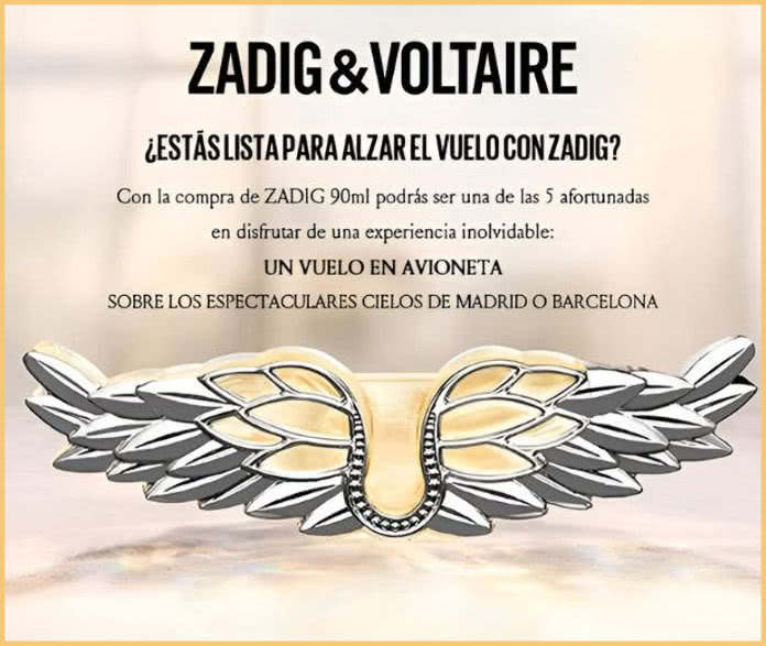 Sorteo Por Compra Zadig Voltaire El Corte Ingles 5 Vuelos Avioneta