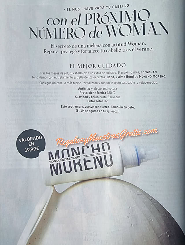 Avance Regalos Revistas Septiembre 2025 Woman