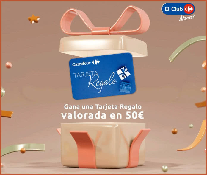 Sorteo Carrefour 3 Tarjetas 50e Tiendas Whatsapp