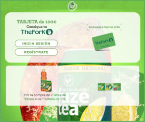 Sorteo Coca Cola Fuze Tea 2 Tarjetas 100e Fork Diarias