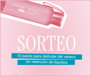 Sorteo Cumlaude Lab 10 Packs Retención Líquidos