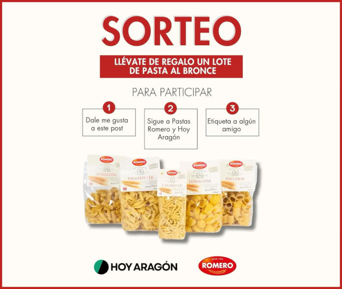 Sorteo Hoy Aragón Pastas Romero 5 Lotes