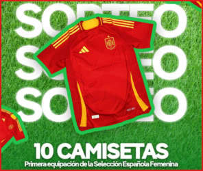 Sorteo Iberdrola 10 Camisetas Selección Femenina Fútbol