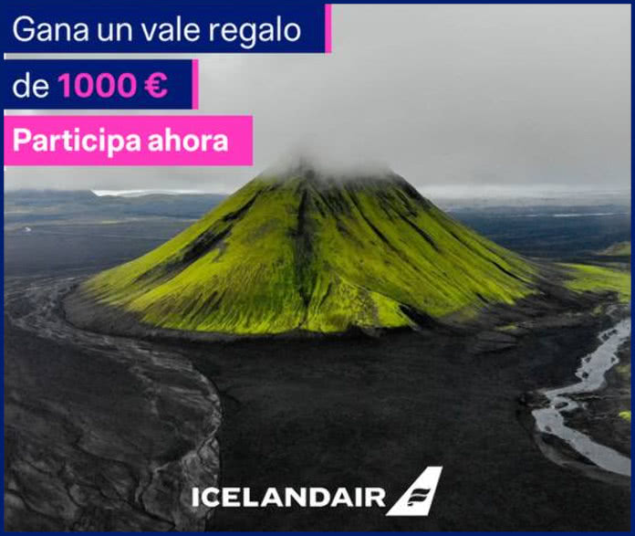 Sorteo Icelandair Vale 1000e