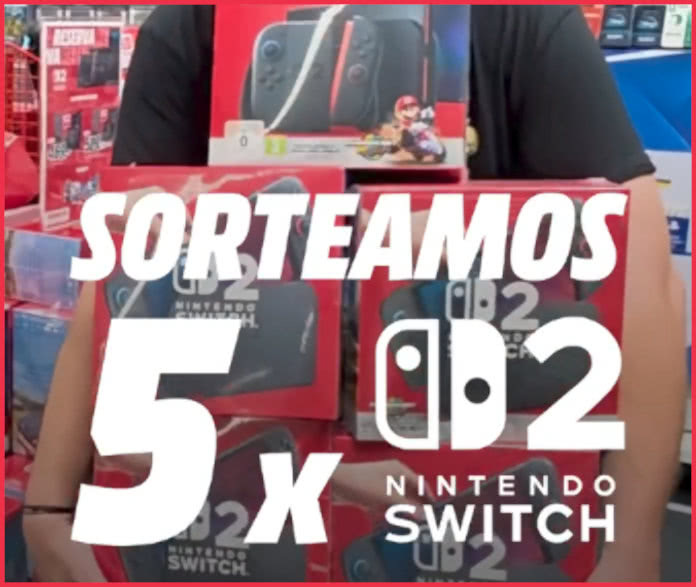 Sorteo Mediamarkt 5 Nintendo Switch