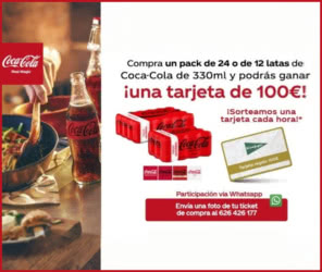 Sorteo Por Compra Coca Cola El Corte Ingles 168 Tarjetas 100e