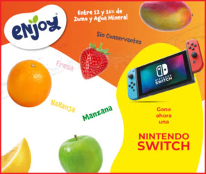 Sorteo Por Compra Enjoy 10 Nintendo Switch