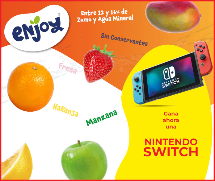 Sorteo Por Compra Enjoy 10 Nintendo Switch