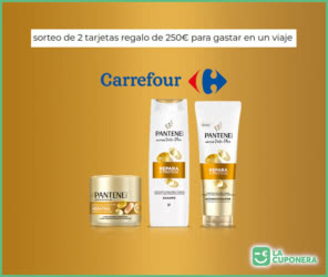 Sorteo Por Compra La Cuponera Pantene Carrefour 2 Tarjetas 250e