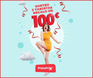 Sorteo Primaprix 3 Tarjetas 100e