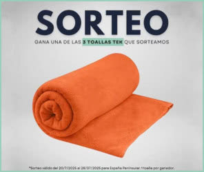 Sorteo Sea To Summit 3 Toallas