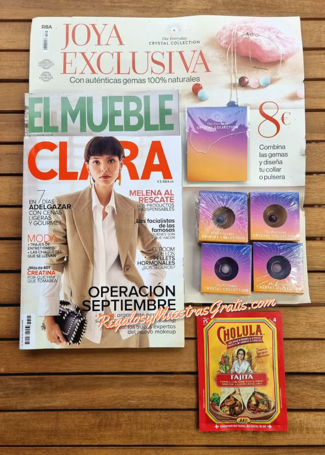 Regalos Revistas Septiembre 2025 Clara