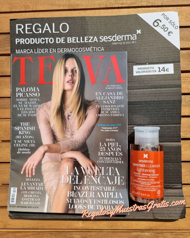 Regalos Revistas Septiembre 2025 Telva