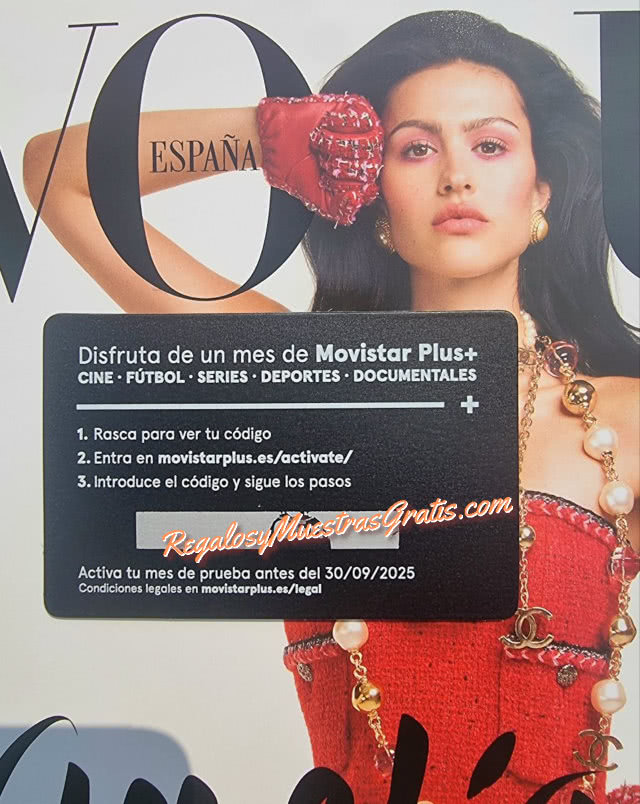 Regalos Revistas Septiembre 2025 Vogue Movistar+