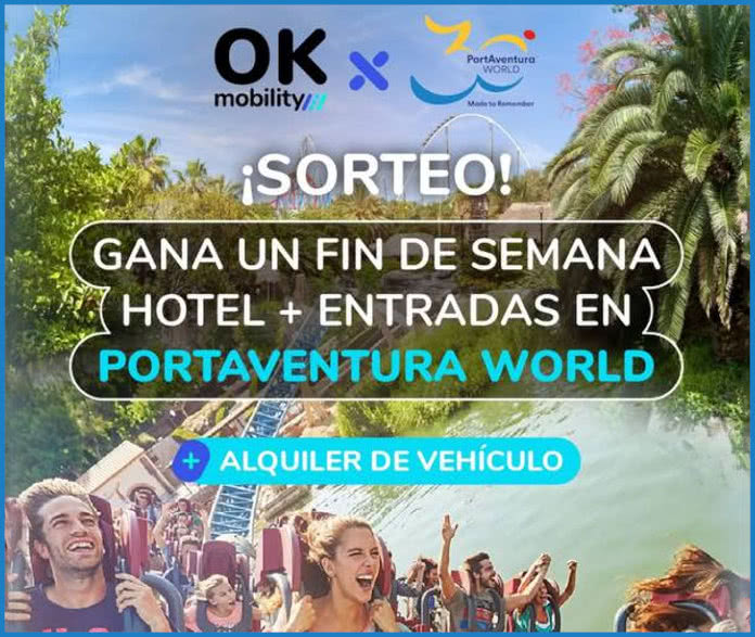Sorteo Okmobility Finde Port Aventura World