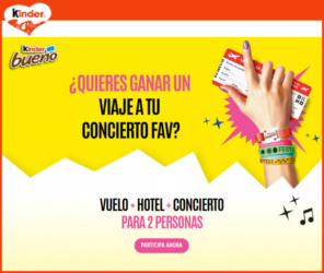 Sorteo Por Compra Kinder Conciertos