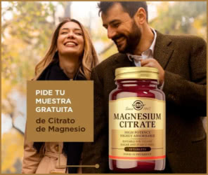 Muestras Gratis Solgar Citrato Magnesio