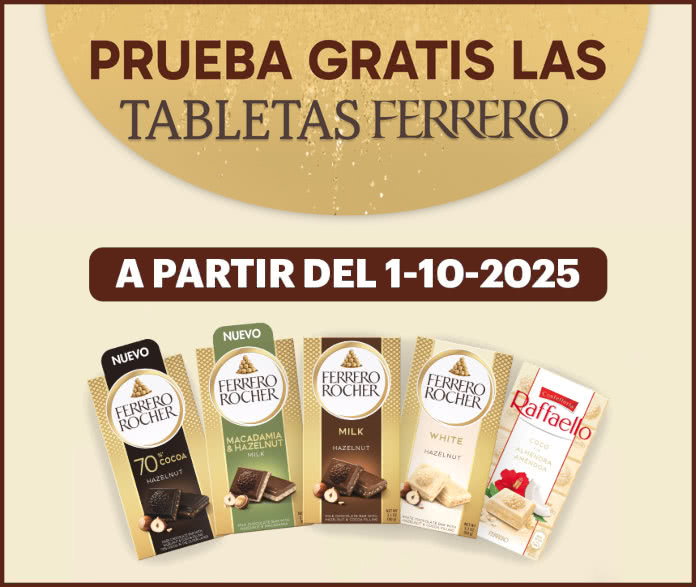 Prueba Gratis Ferrero Rocher Tabletas