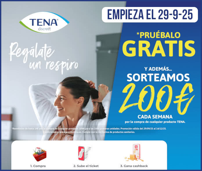 Prueba Gratis Tena Sorteo 200e Semanales