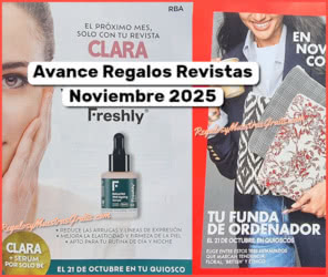 Regalos Revistas Noviembre 2025 Avance