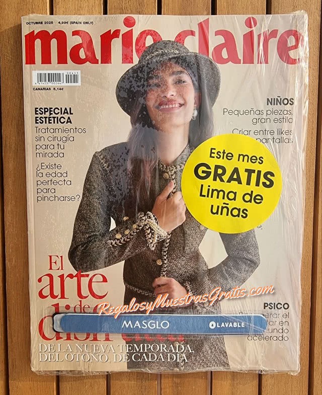 Regalos Revistas Octubre 2025 Marie Claire