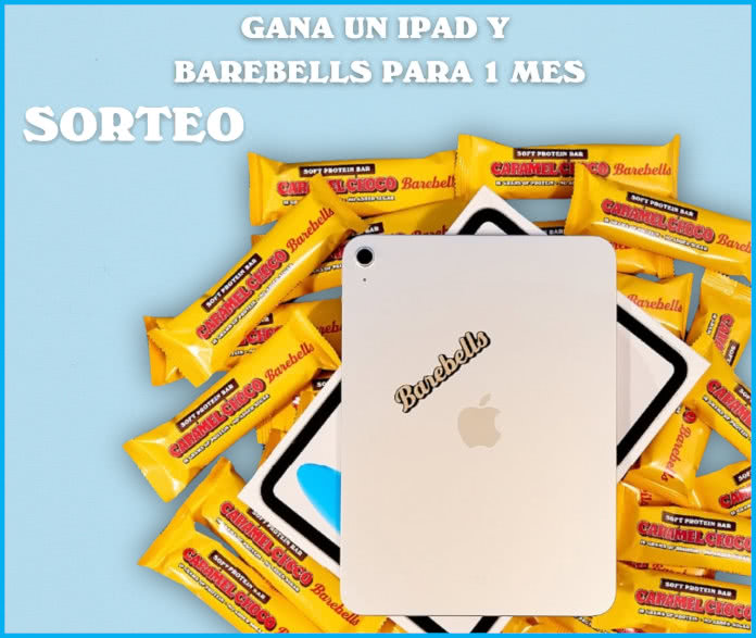 Sorteo Barebells iPad 3 Cajas