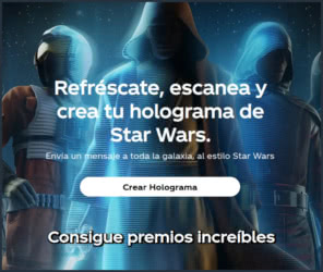 Sorteo Coca Cola 200 Premios Star Wars