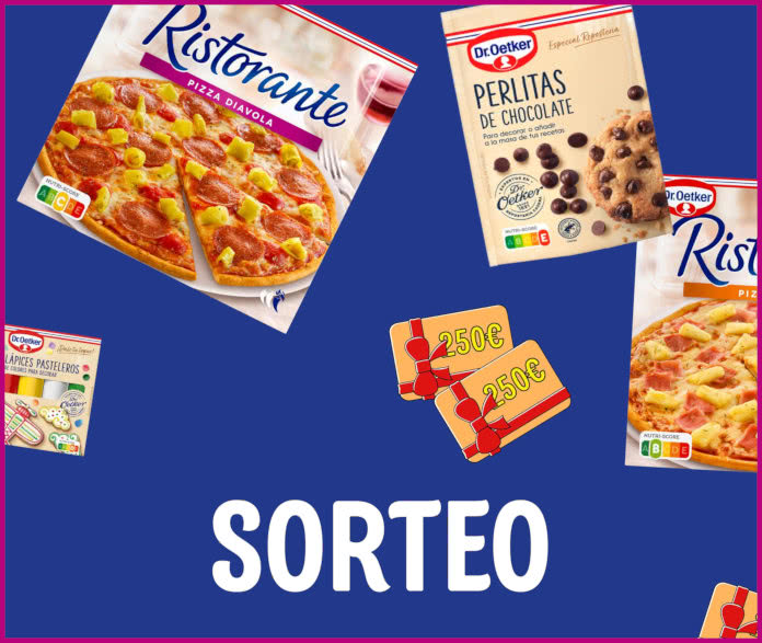 Sorteo Dr Oetker 10 Tarjetas Regalo ECI