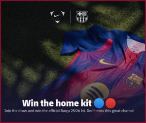 Sorteo Fcbarcelona Home Kit