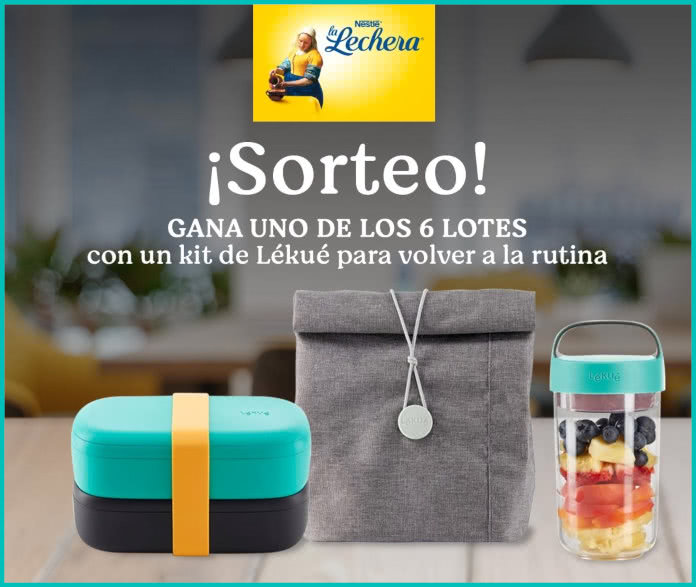 Sorteo La Lechera 6 Lotes Lekue