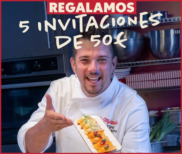 Sorteo La Tagliatella 5 Invitaciones 50e Carlos Masterchef