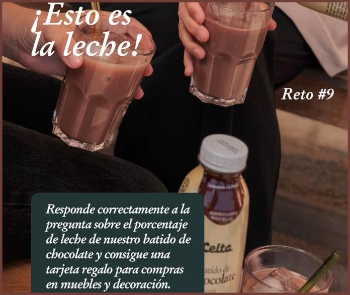 Sorteo Leche Celta Tarjeta Decoración