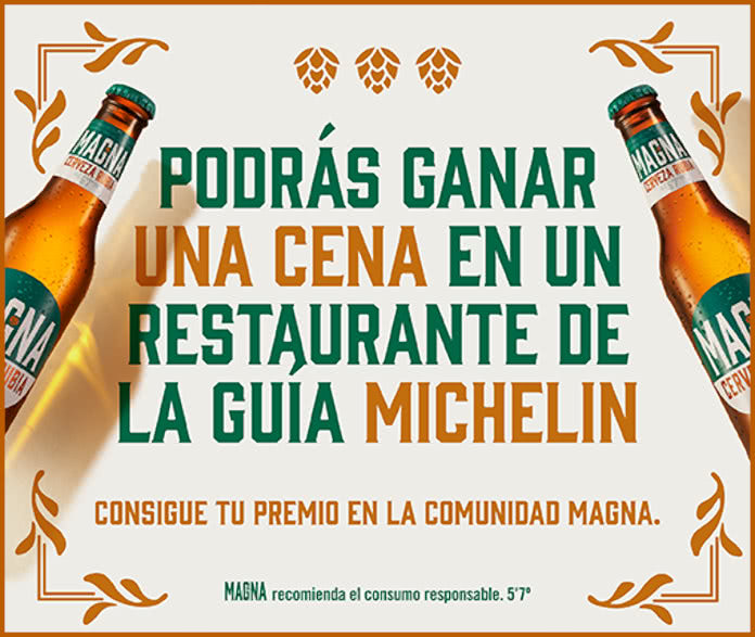 Sorteo Magna 6 Cenas Michelin