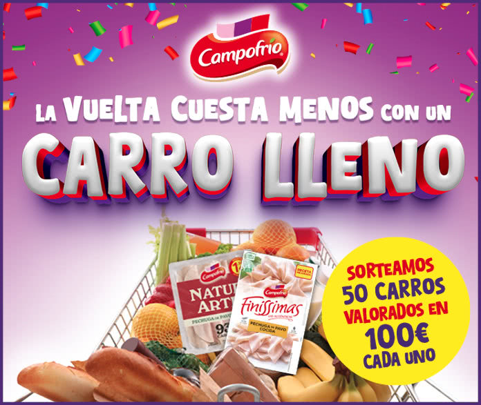 Sorteo Por Compra Campofrio 50 Carros 100e