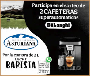 Sorteo Por Compra Central Lechera Asturiana 2 Cafeteras Barista