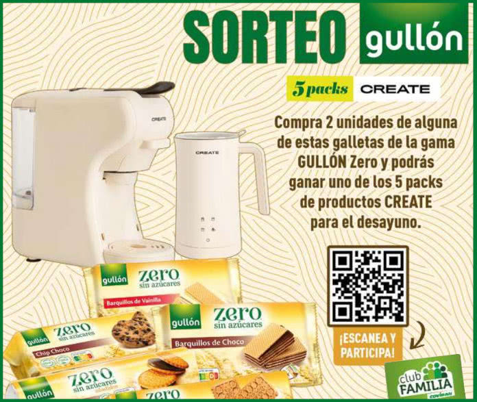 Sorteo Por Compra Coviran Gullon 5 Packs Create