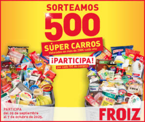 Sorteo Por Compra Froiz 500 Super Carros