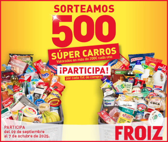 Sorteo Por Compra Froiz 500 Super Carros