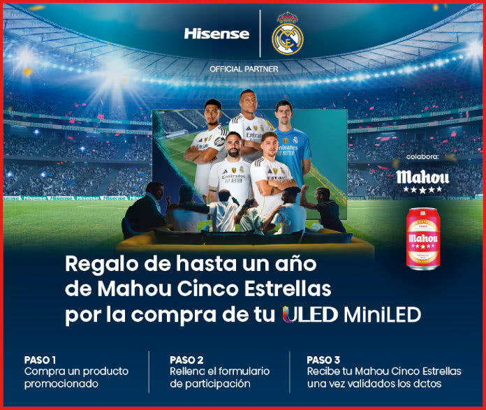 Sorteo Por Compra Hisense 12 Meses Mahou