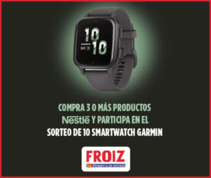 Sorteo Por Compra Nestle Froiz 10 Garmin