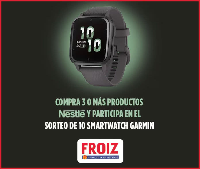 Sorteo Por Compra Nestle Froiz 10 Garmin