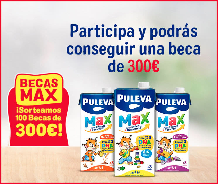 Sorteo Por Compra Puleva 100 Becas 300e
