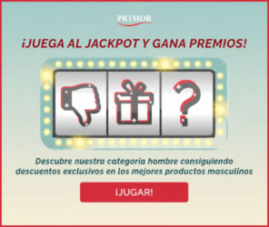 Sorteo Primor Jackpot premios Masculinos