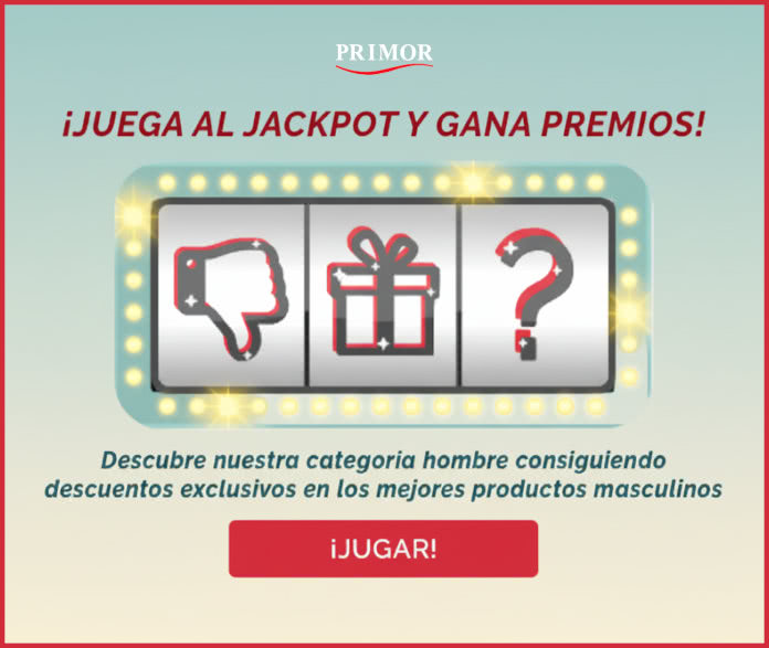 Sorteo Primor Jackpot premios Masculinos