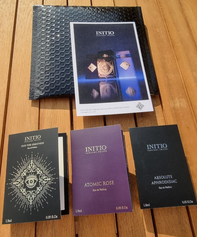 Muestras Gratis Recibidas Initio Parfums 
