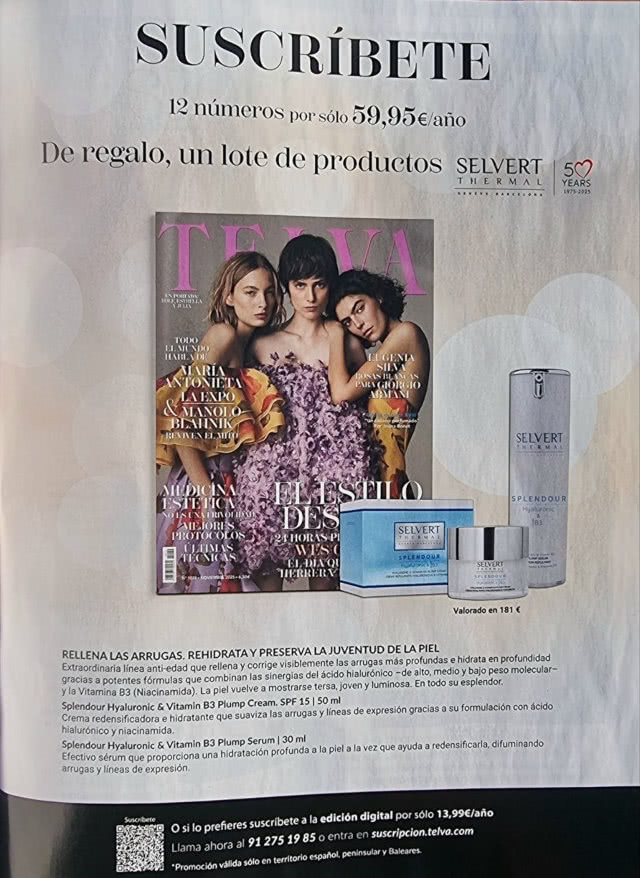 Regalos Suscripción Revistas Telva Noviembre 2025