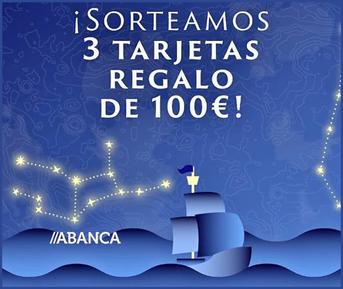 Sorteo Abanca 3 Tarjetas 100e