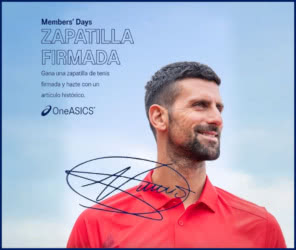 Sorteo Asics Zapatilla Firmada Djokovic