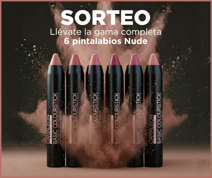 Sorteo Camaleon Cosmetics 6 Pintalabios Nude
