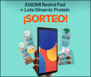 Sorteo Dinamic Protein Tablet Xiaomi Redmi Pad Lote